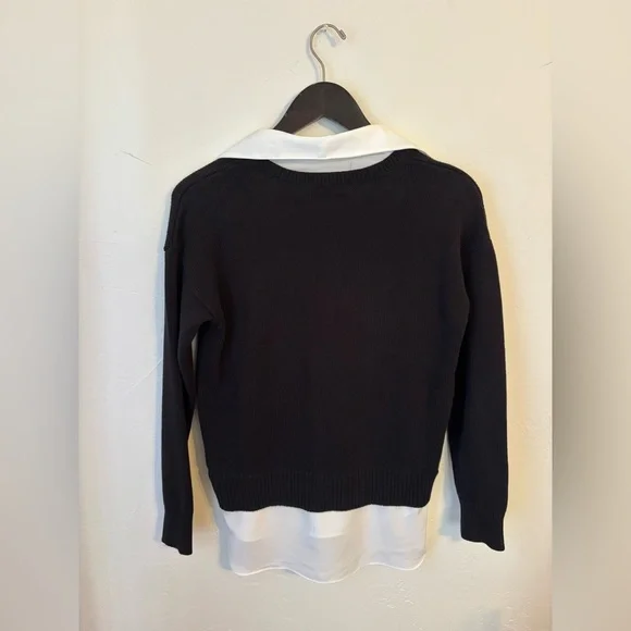 Lauren Ralph Lauren Layered Look Sweater + Shirt Top – PXS (Petite Small) - Picture 4 of 6